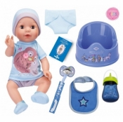 Lalka Kids sikająca z akcesoriami Chłopiec 38 cm