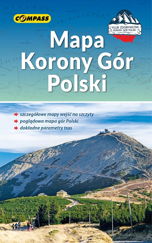 Mapa. Korony Gór Polski