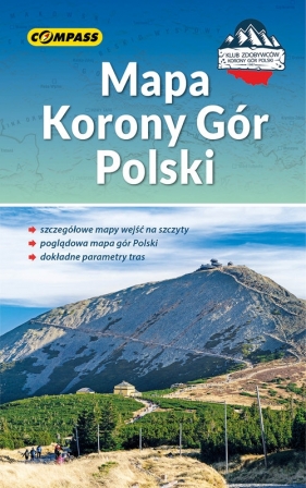 Mapa. Korony Gór Polski - Praca zbiorowa