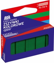 Zszywki kolorowe 24/6 Grand - zielone (341374)