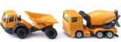 Siku Orange Zestaw pojazdów budowlanych