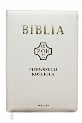 Biblia pierwszego Kościoła biała z paginatorami - Opracowanie zbiorowe