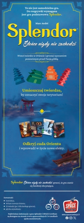 Splendor: Słońce nigdy nie zachodzi (rozszerzenie) - Marc André, Paul Vérité