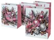 Torebka prezentowa Boże Narodzenie 23x18x10cm MIX