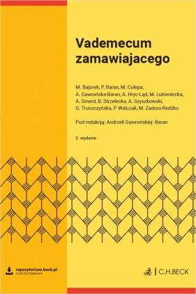 Vademecum zamawiającego + wzory do pobrania - Opracowanie zbiorowe