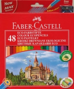 Kredki Zamek 48 kolorów + temperówka (120148)