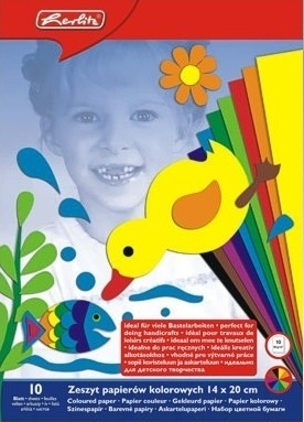 Zeszyty papierów kolorowych Herlitz A4 (9560921)