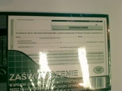 Zaświadczenie A5 (O+K) 820-3