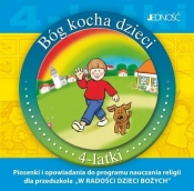 Bóg kocha dzieci 4-latki - Płyta CD z piosenkami.. - Opracowanie zbiorowe