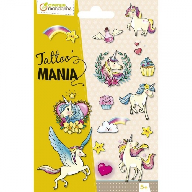 <img src='https://webimage.pl/pics/923/1/d3609510581060.jpg' style='height:440px' /> Tatuaże zmywalne Jednorożce