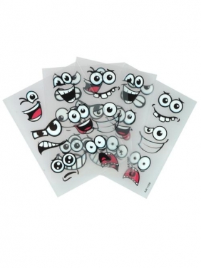 Śmieszne tatuaże na pisanki 24szt