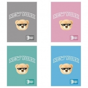 Zeszyt A5/32k linia dwukolorowa NYC Mood, 1 szt