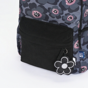 Plecak szkolny Oxford Bloom - szary