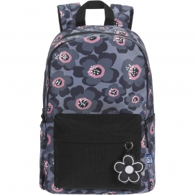 Plecak szkolny Oxford Bloom - szary