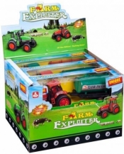 Traktor z przyczepą
