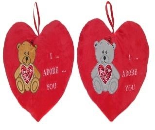 Serce I Adore You - Miś 25cm MIX