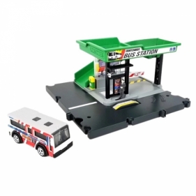 Zestaw Matchbox Prawdziwe Przygody Dworzec autobusowy mały (HJT89/HDL08)