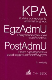 Kodeks postępowania administracyjnego Postępowanie egzekucyjne w administracji Prawo o postępowaniu przed sądami administracyjnymi