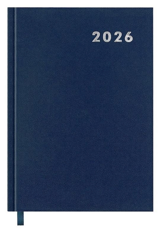 <img src='https://webimage.pl/pics/923/9/d5905339459923.jpg' style='height:440px' /> Kalendarz książkowy 2026 A5 niebieski EASY