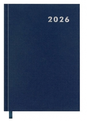 Kalendarz książkowy 2026 A5 niebieski EASY