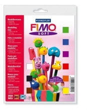 Fimo Soft dla początkujących 9x25g + akcesoria