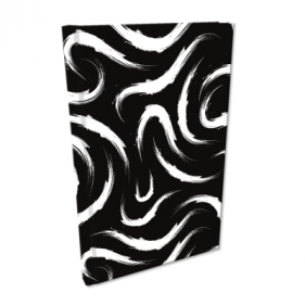 Notes A5 kratka Soft Touch Maziaje czarne