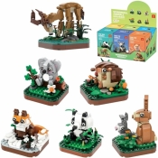 Klocki zwierzęta 117el MIX