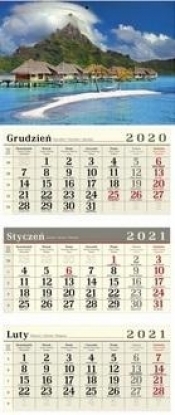 Kalendarz 2021 Trójdzielny Wakacje CRUX