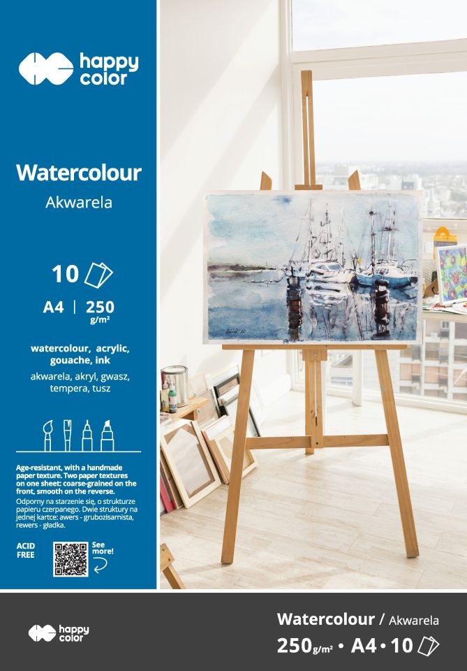 Blok akwarelowy ART A4/10k 250g