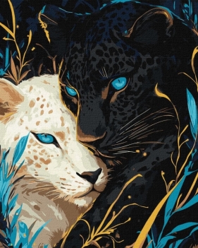 Malowanie po numerach - Yin Yang 40x50cm