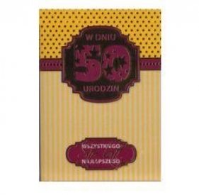 Karnet Passion Plus W Dniu 50 Urodzin PP-1667 - PP-1667