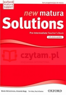 Matura Solutions New Pre-Inter TB
