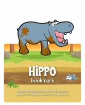 Zwierzęca zakładka do książki - Hippo - Hipopotam