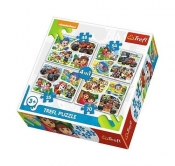 Puzzle 4w1 Wspólna zabawa Nickelodeon (34292)