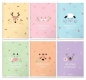 Zeszyt A5, 32k linia podwójna - Pastel Cute