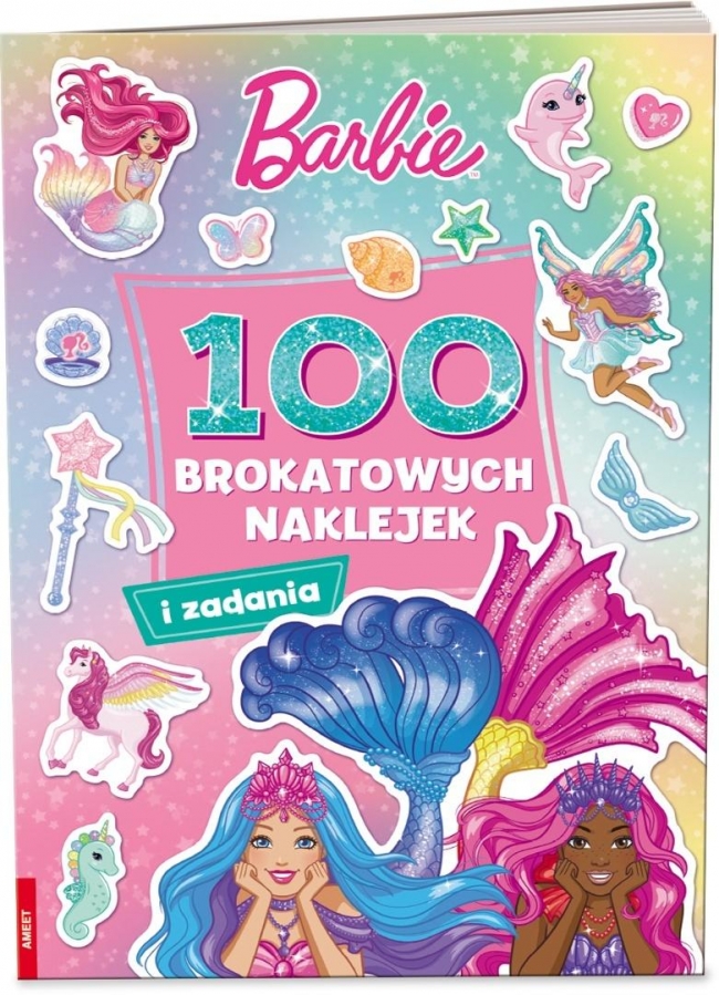 Mattel Barbie Dreamtopia. 100 brokatowych naklejek
