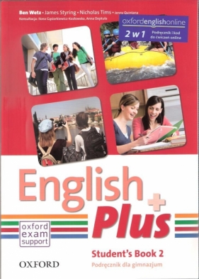 English Plus 2 Student's Book&Online Workbook (Oxford English Online) wersja polska - Janet Hardy-Gould, James Styring, Jenny Quintana