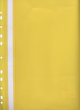 Skoroszyt z perforacją A4 Evo żółty