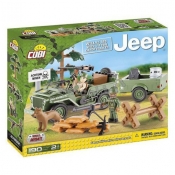 Cobi: Mała Armia. Willys Jeep MB z przyczepą - 24192