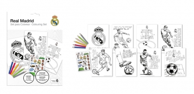Zestaw do kolorowania Real Madrid