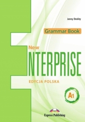 New Enterprise A1 Grammar Book + DigiBook. Język angielski. Kompendium gramatyczne dla szkół ponadpodstawowych - Jenny Dooley