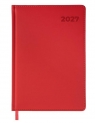  Terminarz 2027 A5 dzienny czerwony