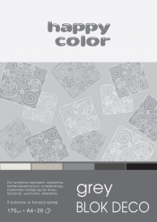 Blok Deco Grey A4/20 (HA 3717 2030)