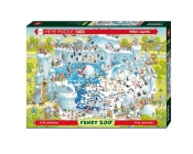 Heye, Puzzle 1000: Funky Zoo - część III - Zoo zimą (29692)