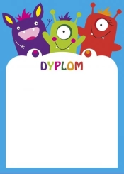 Dyplomy dziecięce - Potworki