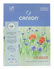 Blok akwarela Canson Student 30x40cm/10k - biały (6666-314)
