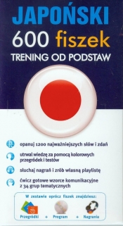 Japoński 600 fiszek Trening od podstaw +CD - Klawczyński Adam