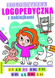 Kolorowanka logopedyczna z naklejkami 1