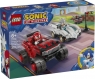 LEGO Sonic Silver w samochodzie kontra Knuckles w monster trucku 77118 8+
