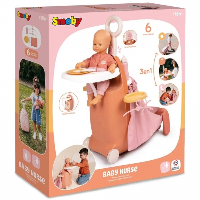 Smoby Baby Nurse Wielofunkcyjna walizka